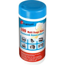 Chusteczki Titanum uniwersalne 100 szt Titanum