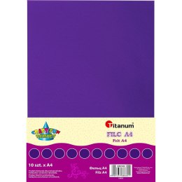 Filc Titanum Craft-Fun Series A4 kolor: fioletowy 10 ark. (058) Titanum