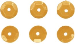 Cekiny Titanum Craft-Fun Series okrągłe 7mm żółty ciemny 14g Titanum