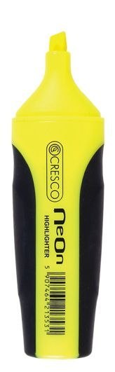 Zakreślacz Cresco NEON, żółty 1,0-5,0mm (270046) Cresco