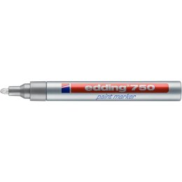 Marker specjalistyczny Edding, srebrny 2,0-4,0mm okrągła końcówka (750/054/S ED) Edding