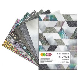 Zeszyt papierów kolorowych Happy Color A4 mixg 10k (HA 3820 2030-MS) Happy Color
