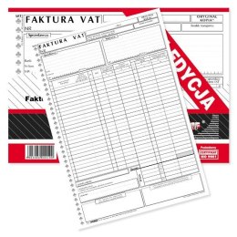 Druk samokopiujący faktura VAT A4 (1+1) uniwersalna A4 100k. Stolgraf (F20) Stolgraf