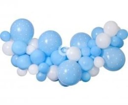 Girlanda balonowa baby blue, 65 szt. Godan (031348) Godan