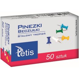 Pinezki Tetis kolor: mix 50 szt (GP100-AB) Tetis