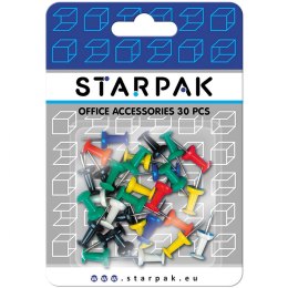 Pinezki Starpak Office kolor: mix 30 szt (149882) Starpak