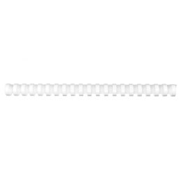 Grzbiety do bindowania A4 biały plastik śr. 19mm Titanum Titanum