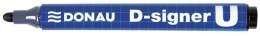Marker permanentny Donau D-Signer, czarny 2-5mm okrągła końcówka (7371001-01PL) Donau