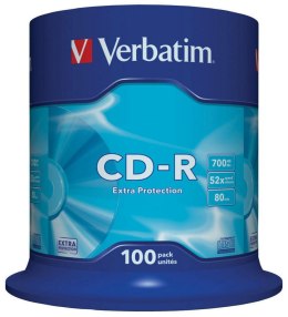 Płyta cd Verbatim CD-R cake 100 700MB x52 Verbatim