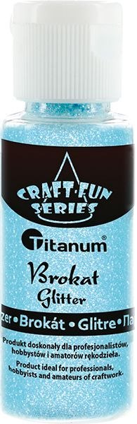 Brokat Titanum Craft-Fun Series kolor: niebieski jasny 1 kolor. (C07) Titanum