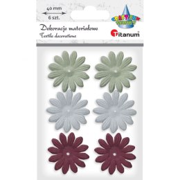 Ozdoba materiałowa Titanum Craft-Fun Series kwiatki (ZD-005) Titanum