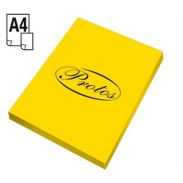Papier kolorowy A4 żółty 160g Protos Protos