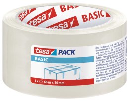 Taśma pakowa Tesa Basic 50mm przezroczysta 66m (58570-00000-00) Tesa