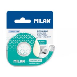 Taśma MILAN samoprzylepna matowa niewidoczna 19 mm x 33 m z dyspenserem na blistrze (BWM10420) Milan