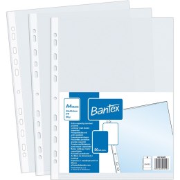 Koszulki na dokumenty Bantex Budget groszkowa A4+ kolor: bezbarwny typu U 90 mic. (400124957) Bantex