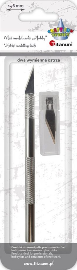 Nóż Titanum Craft-Fun Series modelarski Hobby (D13) Titanum