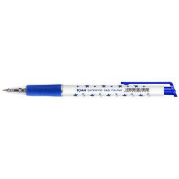 Długopis Toma niebieski gwiazdki niebieski 0,5mm (TO-069) Toma