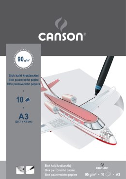 Kalka kreślarska A3 bezbarwny 90g [mm:] 297x420 Canson (200005505) Canson