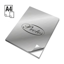 Etykieta samoprzylepna A4 srebrny [mm:] 210x297 Protos Protos