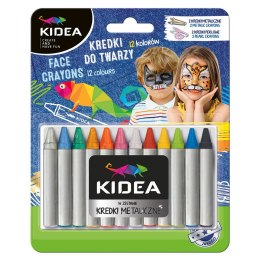 Farba do malowania twarzy Kidea Kidea 12 kolor. (KDT12KA) Kidea