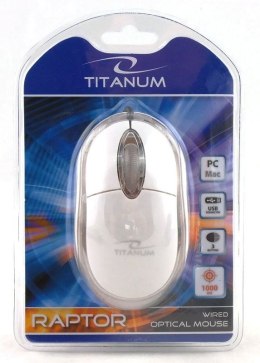 Mysz Raptor biały Titanum (TM102W) Titanum