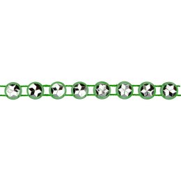 Taśma ozdobna Titanum Craft-Fun Series z kryształkami z kryształkami 4mm zielona 1,5m (0,6x150cm) Titanum
