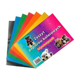 Zeszyt papierów kolorowych Cormoran A4 7k [mm:] 210x297 Cormoran