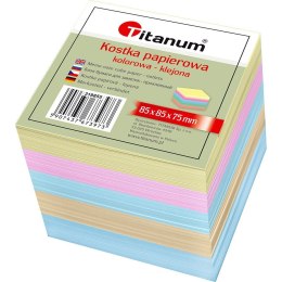 Kostka papierowa klejona duża mix [mm:] 85x85x 75 Titanum Titanum