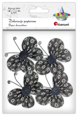 Ozdoba papierowa Titanum Craft-Fun Series motyle 3C (22YX0825-6B) Titanum