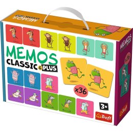 Gra pamięciowa Trefl Memos Classic & Plus, Ruch i dźwięk - zwierzaki (02271) Trefl