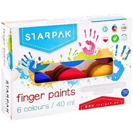 Farba do malowania palcami Starpak doggy 40ml 6 kolor. (448008) Starpak