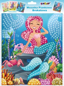 Mozaika Glitter SYRENKA 4 wzory: wróżki, syrenki Fun&Joy (FJSR2201) Fun&Joy