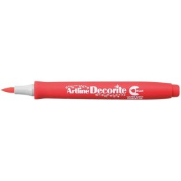 Marker specjalistyczny Artline decorite, czerwony pędzelek końcówka (AR-035 2 2) Artline