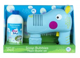 Bańki mydlane Fru Blu Blaster Hippo + Płyn 0,4L Tm Toys (DKF0161) Tm Toys
