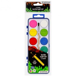 Farby akwarelowe Starpak Pixel kolor: mix 12 kolor. (489994) Starpak