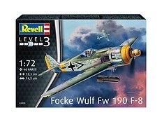 Model do sklejania Focke Wulf Fw190 F-8 - niemiecki samolot myśliwski Revell (03898) Revell