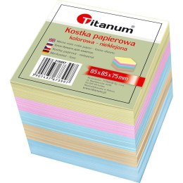 Kostka papierowa nieklejona duża mix [mm:] 85x85x 75 Titanum Titanum