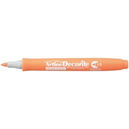 Marker permanentny Artline pastel decorite, pomarańczowy 1,0mm pędzelek końcówka (AR-033 5 4) Artline