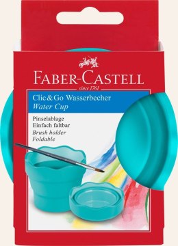 Pojemnik na wodę Faber Castell Clic&Go Turkusowy (181580 FC) Faber Castell