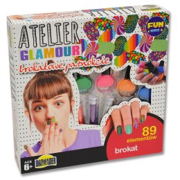 Zestaw piękności Atelier Glamour brokatowe paznokcie Dromader (130-02999) Dromader