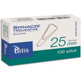 Spinacz Tetis 25mm 100 szt (GS180-A) Tetis