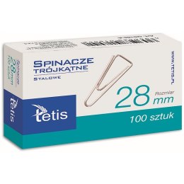 Spinacz Tetis 28mm 100 szt (GS180-B) Tetis