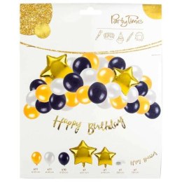 Zestaw party balony Glamour - 36 elementów Arpex (KP6715) Arpex