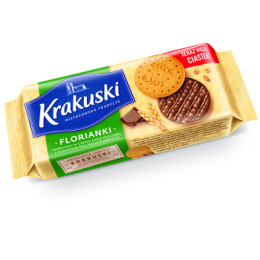 Ciastka Krakuski Florianki w czekoladzie