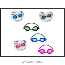 Okulary pływackie Ocean Wave Goggles , ochrona UV, 3 kolory Bemag (21048) Bemag