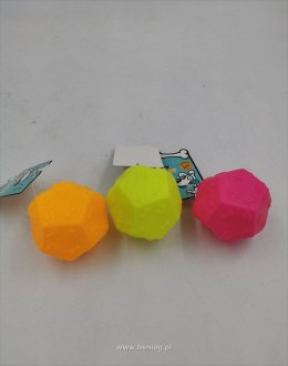 Piłeczka piszczek dla psa mix kolorów neon Bemag (45822) Bemag
