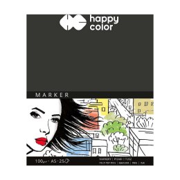 Blok artystyczny Happy Color Happy Color do markerów A5 100g 25k (HA 3710 1520-A25) Happy Color