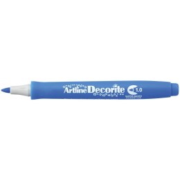 Marker permanentny Artline decorite, niebieski 1,0mm pędzelek końcówka (AR-033 1 2) Artline