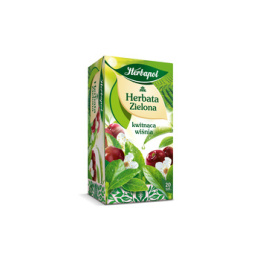 Herbata Herbapol zielona z wiśnią 20T