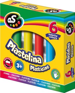 Plastelina As 6 kol. mix (303219001) As